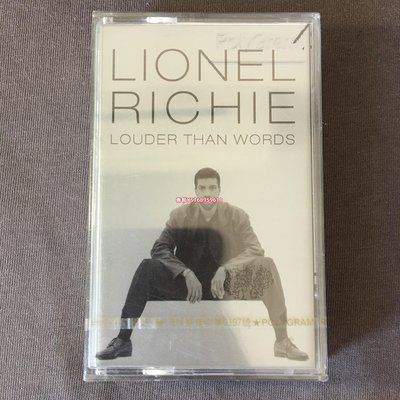 Lionel Richie Louder than Words 全新未拆 寶麗金 磁帶 特【善智】