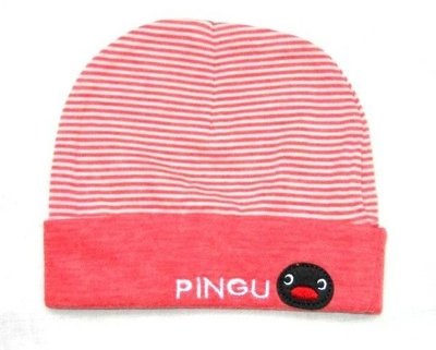 秋冬款出清☆╮日本可愛企鵝pingu嬰兒帽(全新) ╭☆Q-BABY 嬰童裝