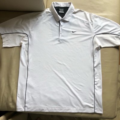 [品味人生]保證正品 nike golf 白色 短袖POLO衫 size XL 超大size