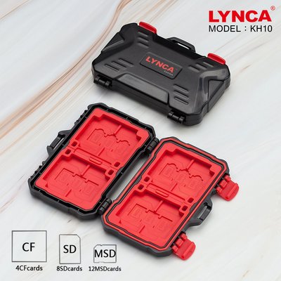 三重☆大人氣☆ 力影佳 LYNCA KH10 工具箱型 記憶卡 保護盒 (4CF+8SD+12TF)