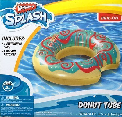 [休閒時尚] wham-o splash 甜甜圈泳圈 (藍) 100cm 正品現貨銷售