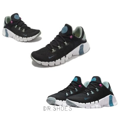 【Dr.Shoes 】Nike Wmns Free Metcon 4 女鞋 訓練鞋 黑 藍 CZ0596-004