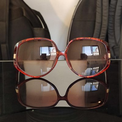 德國製 80s 迪奧 CD Christian Dior sunglasses frame 墨鏡 太陽眼鏡 鏡架 鏡框 眼鏡 酒紅色 金箔 大型 蝴蝶 2320