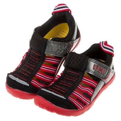 童鞋(15~19公分)日本IFME黑色兒童機能水涼鞋P8M030D