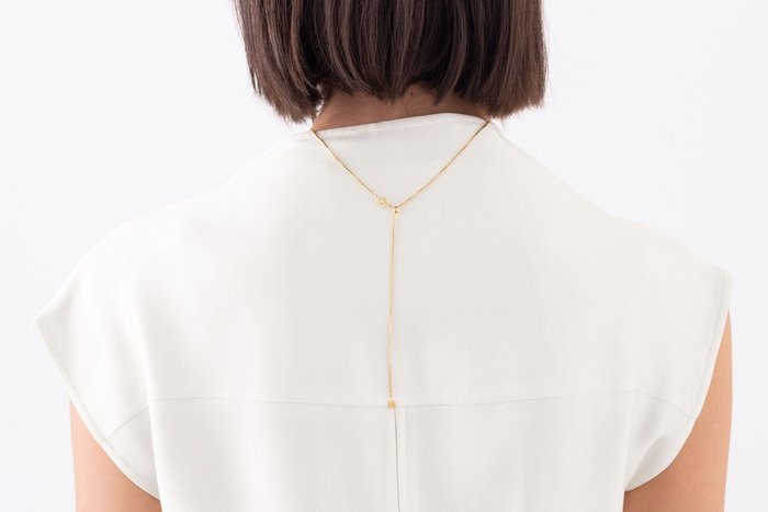 CINCO 葡萄牙精品 Billie necklace 金色十字架項鍊 立體款