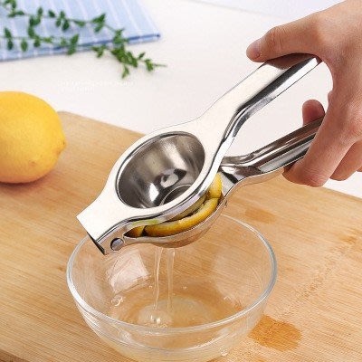 迷妳手動檸檬榨汁器 不銹鋼家用小型壓汁器 檸檬夾 壓汁機 擠檸檬汁器