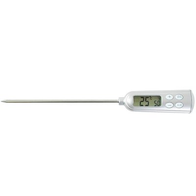 一鑫餐具【日本 DRETEC 多利科 電子溫度計 O-207 銀色】食物溫度計咖啡機溫度計油炸機溫度計