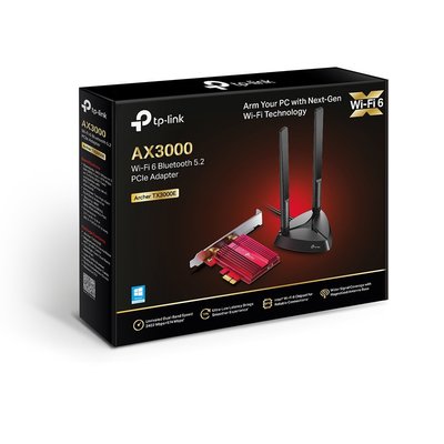 公司貨~TP-Link Archer TX3000E AX3000雙頻PCI-E wifi 6 無線網卡+藍牙