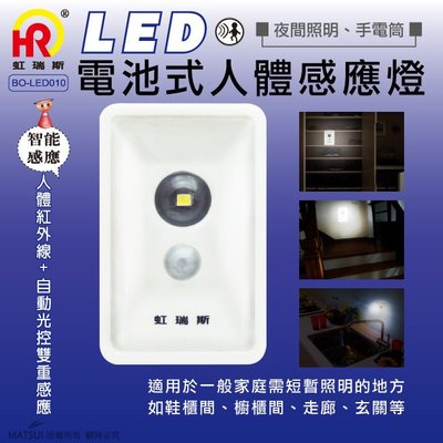 【HomeResource】電池式人體感應燈BO-LED010