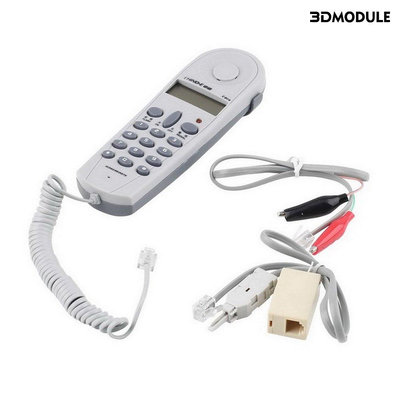 新品促銷 W中諾電話測試機測線電話查線機C019灰白色 可開發票