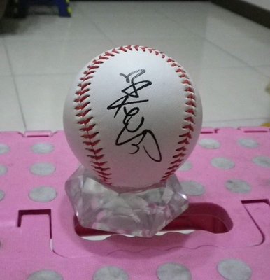 棒球天地--賣場唯一--世界麵包冠軍  吳寶春 簽名球.. 開球嘉賓.字跡漂亮