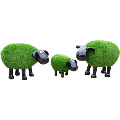 戶外園林羊雕塑景觀綠化小品玻璃鋼動物卡通小區草坪裝飾擺件造景滿減 促銷 夏季