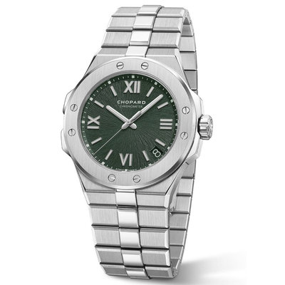 預購 Chopard 蕭邦錶 Alpine Eagle 雄鷹 298600-3014 41mm 透背 機械錶 綠色面盤 藍寶石鏡面 金屬鍊帶 男錶 女錶