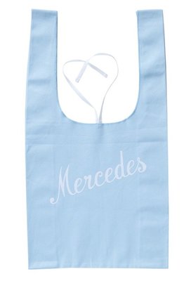 [現貨]德國賓士原廠 馬爾凱包 購物袋 摺疊袋 肩背包 (水藍色)