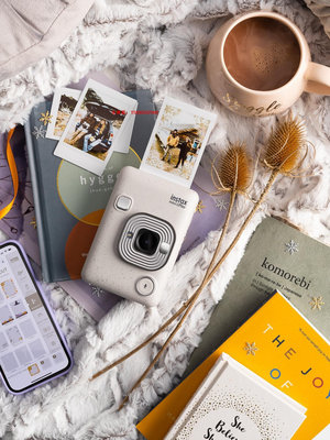 凌瑯閣-富士instax mini LiPlay拍立得有聲相機膠片手機照片打印相機 evo滿300出貨