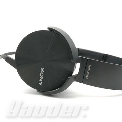 【福利品】SONY MDR-XB450 黑(1) EXTRA BASS 耳罩式耳機  無外包裝 送收納袋