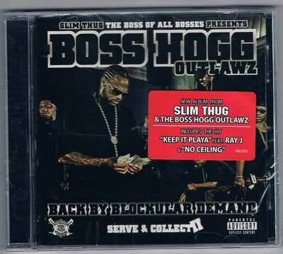 [鑫隆音樂]西洋CD-滑頭惡棍Slim Thug＆The Boss Hogg Outlawz/惡棍生涯(全新)免競標