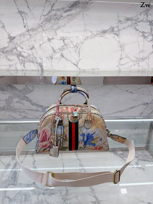 【全球優品滙】Gucci  Ohidia 波士頓桶包 最新系列，鏈條包，配烏木色牛皮～這個款復古韻味特別濃，鏈 NO42839