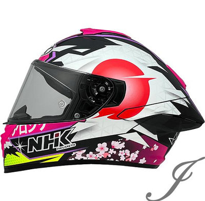 《JAP》NHK K5R AL21#4 JAPAN 日本站 黑粉色選手 全罩安全帽 超輕量 透氣📌可折價300元