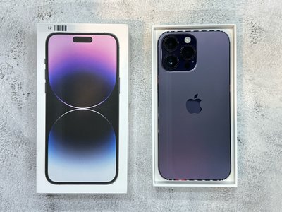 🌚 拆封未啟新機 iPhone 14 pro max 256G 紫色 台灣貨 背脫漆