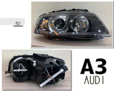 小傑車燈精品--全新 AUDI 奧迪 A3 2005 2006 07 08 黑框 原廠型 HID 大燈 一邊4800