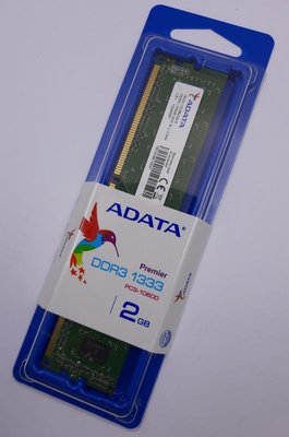 【冠丞3C】威剛 ADATA DDR3 1333 2G 桌上型 記憶體 RAM-118