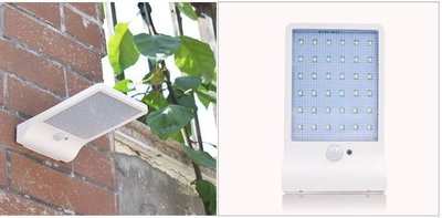 【綠市集】光控太陽能燈 光控太陽能燈 太陽能燈36LED人體感應戶外庭院照明路燈A0168-6