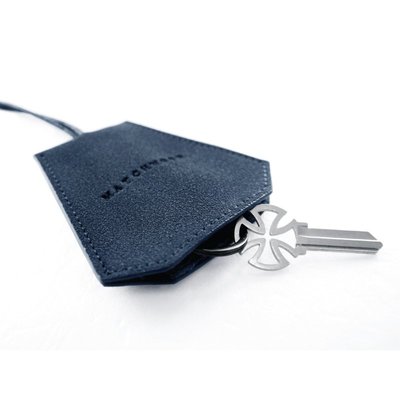 【Matchwood直營】Matchwood Hanging key Case 頸掛鑰匙圈套 鑰匙包 海軍藍款