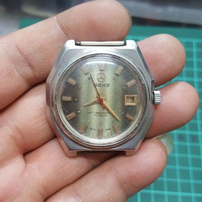 40mm 大錶徑 BENZ 機械錶 零件料件 飛行錶 軍錶 潛水錶 老錶 C03