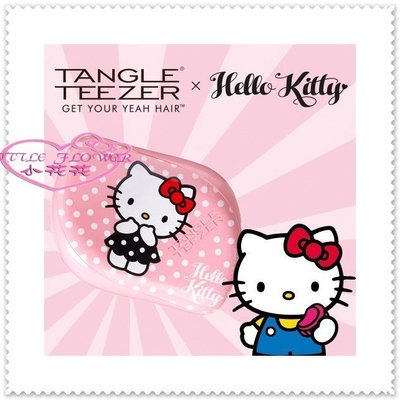 小花花日本精品♥ Hello Kitty 英國TANGLE TEEZER髮梳/魔髮梳/護髮梳粉色 56866506特價7