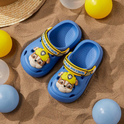 Cheerful Mario寶crocs兒童拖鞋夏季男童室內防滑小童嬰幼兒男童涼拖鞋满599免運