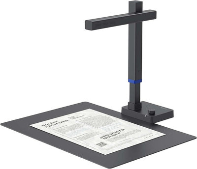 CZUR Shine 便攜式文件掃描儀，具有 OCR 自動拼合和糾偏功能的 USB 書籍掃描儀，適用於桌上型電腦/筆記型電腦的文件相機，捕捉尺寸 A3，相容於
