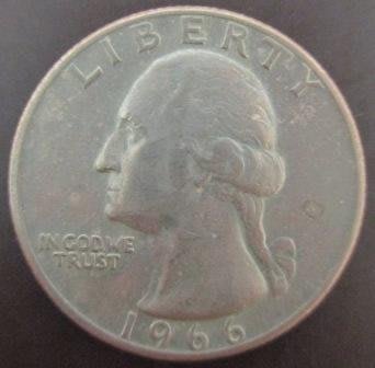 ~AMERICA 美國 1/4元 QUARTER DOLLAR 1966 1968 1973 錢幣/硬幣三枚~