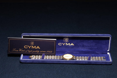 4/25結標 名牌 CYMA 腕錶 A040831 -手錶 機械錶 鐘錶 發條鐘 收藏 座鐘 機械鐘 石英鐘 懷錶 收藏