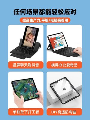現貨熱銷-2021新款iPad鍵盤pro11寸mini6適用于10.2/10.9/10.5寸12.9保護套air4蘋果觸