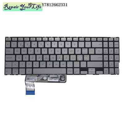 電腦零件ASUS華碩 ZenBook 15 UX533 UX533F UX533FD鍵盤背光 SW WB CS LA筆電