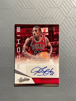 Jimmy Butler absolute rookie rc 新人簽名卡限量299張