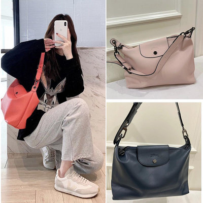 新品上市~法國 LONGCHAMP Le Pliage Xtra牛皮系列單肩包斜跨包*附購證