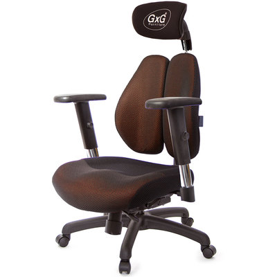 GXG 雙軸枕 DUO KING 記憶棉工學椅(3D升降扶手)  型號3608 EA9