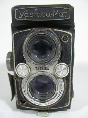 [銀九藝]  早期 日本Yashica-Mat 古董相機 機械相機 金屬相機