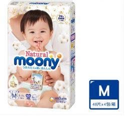Natural moony紙尿褲 L40片/包 4包/箱 日本境內頂級 日本原裝進口 NYSL40X4
