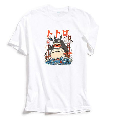 Totoro Kong 短袖T恤 3色 日本 龍貓 怪獸之王 酷斯拉 哥吉拉 GODZILLA 浮世繪 波浪