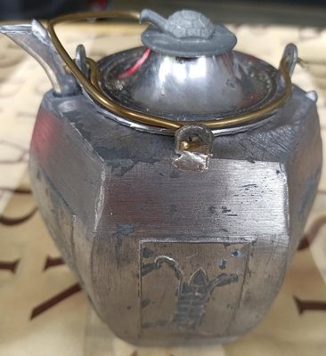 早期收藏錫製 溫酒壺