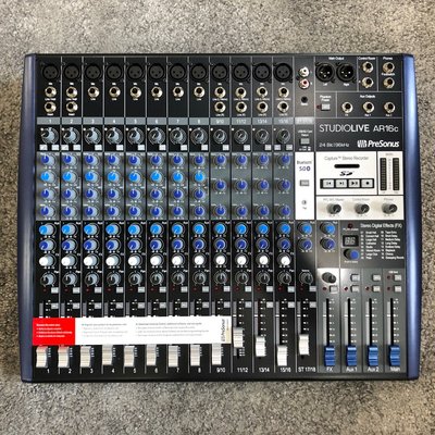 [反拍樂器] Presonus StudioLive AR16C 混音器 同時分軌錄音 藍芽連接 Podcast 公司貨