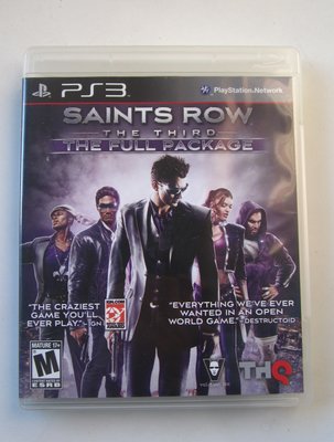 PS3 黑街聖徒 3 完整版 英文版 Saints Row