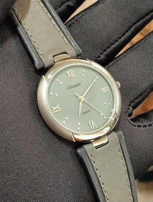 Orient Chandor系列 古董錶 法國製 稀有 正版限量 精品款 陶瓷錶框  生活防水 瑞士機芯 七顆珠寶石  原廠真皮錶帶 中性石英錶-手圍20公分內