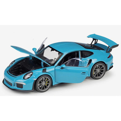 跑車擺件 正品【國王玩具】Welly 威利 1:24 1/24 保時捷 PORSCHE 911 GT3 RS 汽車 跑車 合金 模型