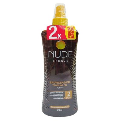 《Nude海洋魔力助曬油SPF2x1瓶每瓶389元》 黝黑古銅防水級運動型水上運動OK助曬劑椰子油助曬乳