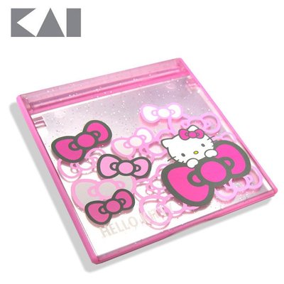 【貝印KAI】Hello Kitty 折疊式立鏡/化妝鏡(KK1713)