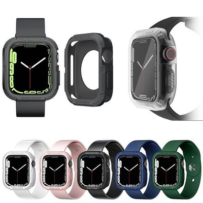 手錶保護殼 適用蘋果手錶 Apple Watch s7/6/5/4/3/2/1 38mm 41mm 45mm 防震保護套